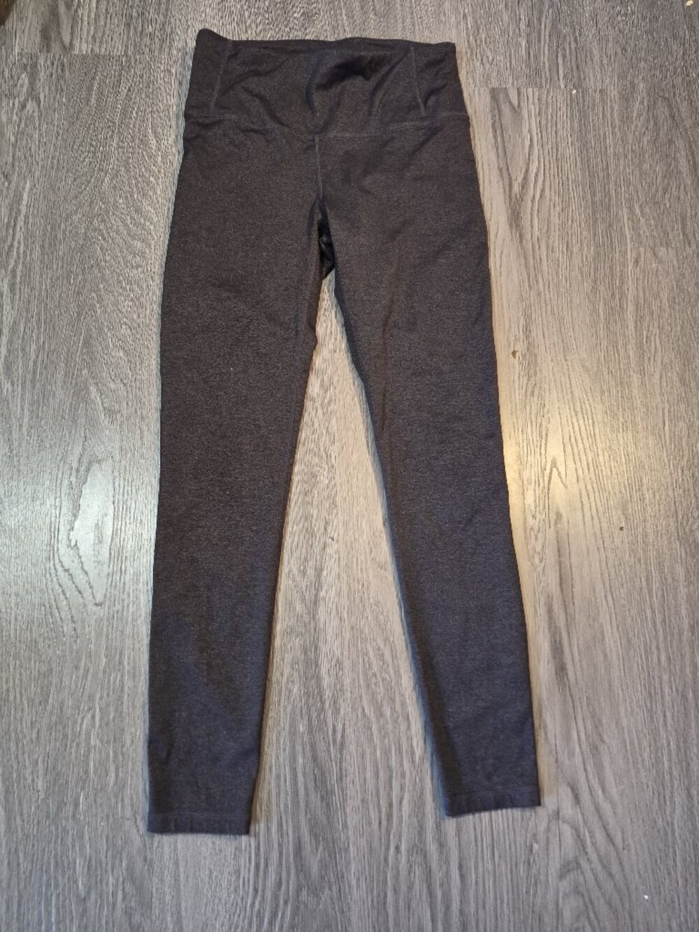 Shambhala High‑Rise Leggings (M) – Dark Grey, Super Comfy